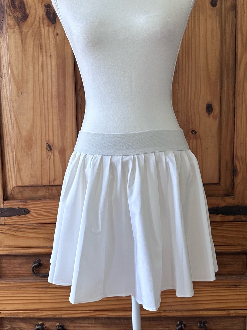 GARAGE White Tennis Skort Golf Skirt Built In Shorts Athleisure Athletic Skort M - Picture 2 of 12